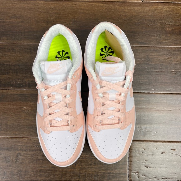 Nike Dunk Low Next Nature White/Pale Coral Sneakers New Woman size 6.5 - Picture 9 of 9